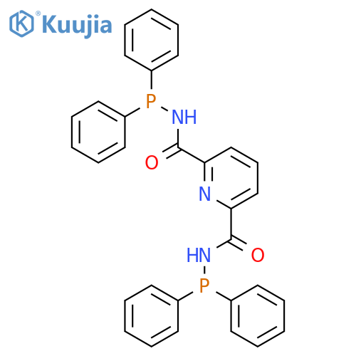 2,6-Pyridinedicarboxamide, N,N'-bis(diphenylphosphino)- structure