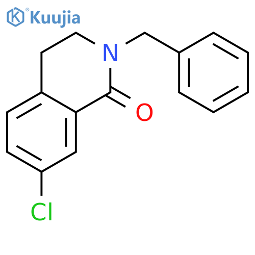 2-Benzyl-7-chloro-3,4-dihydroisoquinolin-1(2H)-one structure