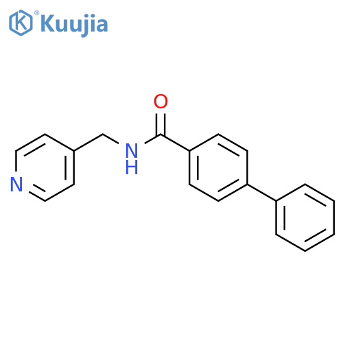 [1,1'-Biphenyl]-4-carboxamide, N-(4-pyridinylmethyl)- structure