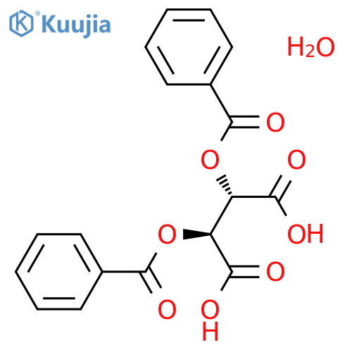 (+)-Dibenzoyl-D-Tartaric Acid Monohydrate structure