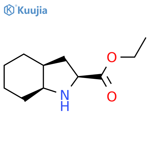 ethyl (2S,3aS,7aS)-octahydro-1H-indole-2-carboxylate structure