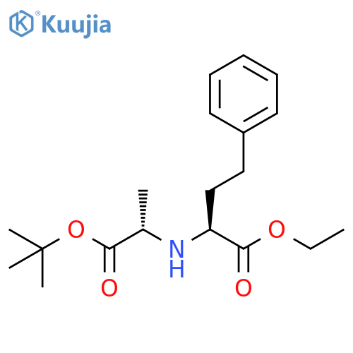 Benzenebutanoic acid, α-[[(1S)-2-(1,1-dimethylethoxy)-1-methyl-2-oxoethyl]amino]-, ethyl ester, (αS)- structure