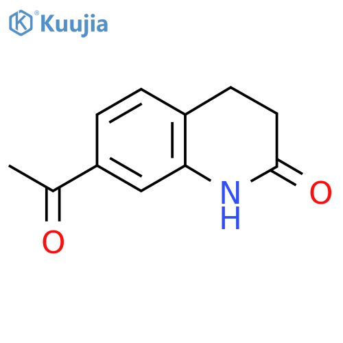 7-Acetyl-3,4-dihydroquinolin-2(1H)-one structure