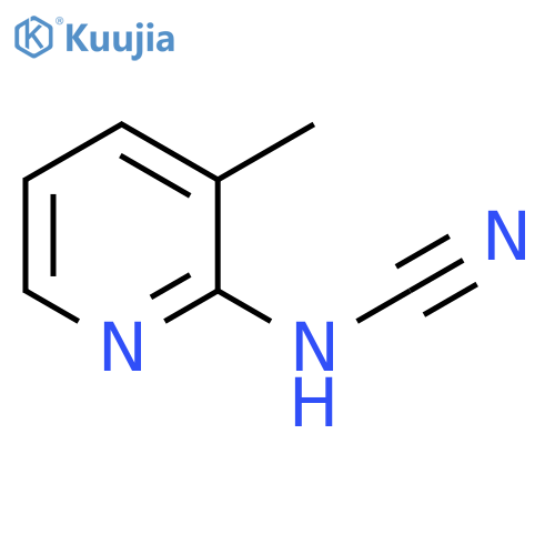Cyanamide, (3-methyl-2-pyridinyl)- (9CI) structure