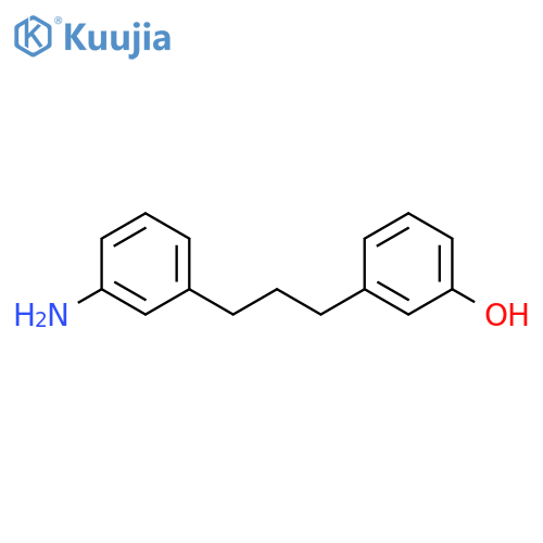 3-3-(3-aminophenyl)propylphenol structure