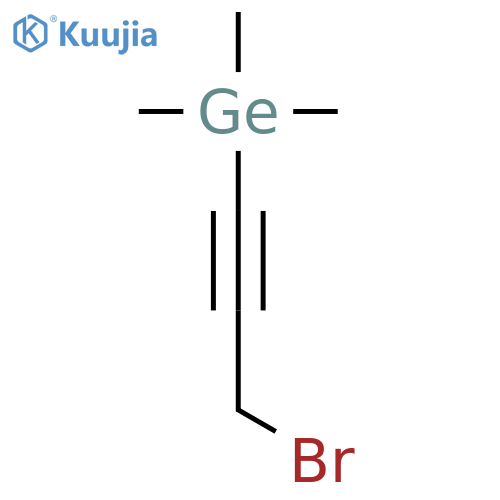 Germane, (3-bromo-1-propynyl)trimethyl- structure