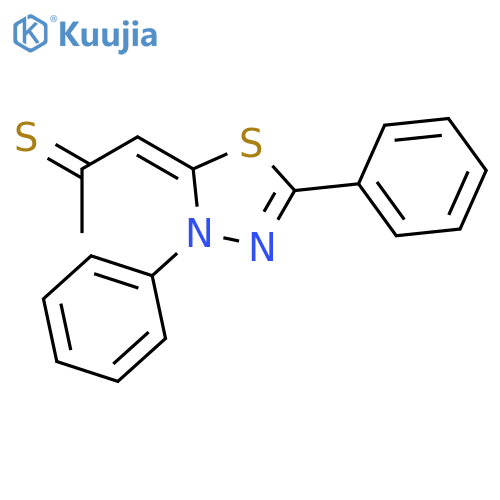 2-PROPANETHIONE, 1-(3,5-DIPHENYL-1,3,4-THIADIAZOL-2(3H)-YLIDENE)- structure