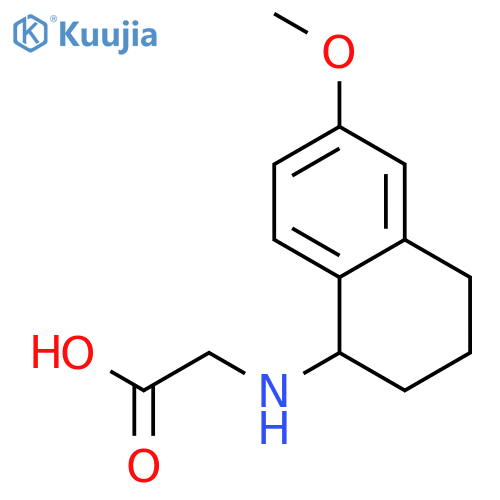 GLYCINE, N-(1,2,3,4-TETRAHYDRO-6-METHOXY-1-NAPHTHALENYL)- structure