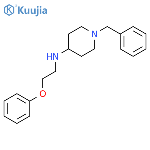 4-Piperidinamine, N-(2-phenoxyethyl)-1-(phenylmethyl)- structure