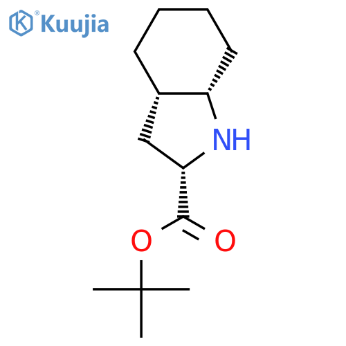tert-butyl (2S,3aS,7aS)-octahydro-1H-indole-2-carboxylate structure