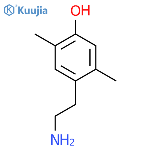 Phenol, 4-(2-aminoethyl)-2,5-dimethyl- structure