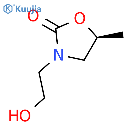 2-Oxazolidinone, 3-(2-hydroxyethyl)-5-methyl-, (5S)- structure