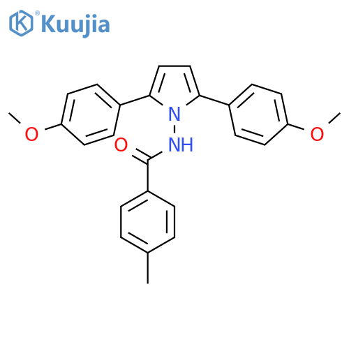 BENZAMIDE, N-[2,5-BIS(4-METHOXYPHENYL)-1H-PYRROL-1-YL]-4-METHYL- structure