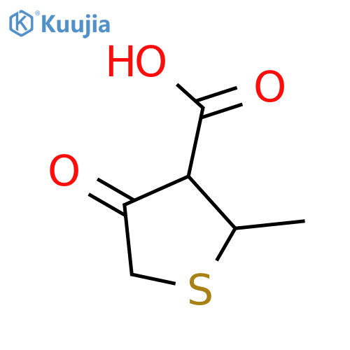 3-Thiophenecarboxylicacid, tetrahydro-2-methyl-4-oxo- (9CI) structure