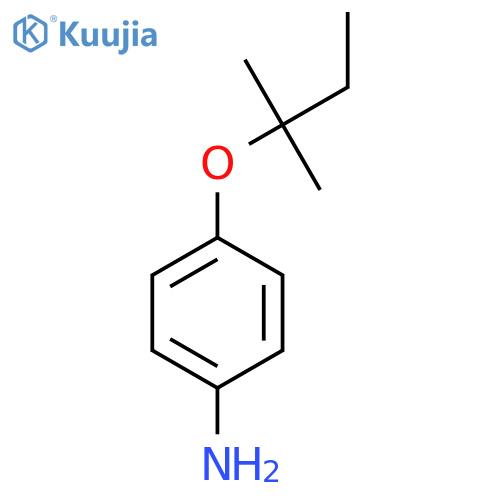4-(2-methylbutan-2-yl)oxyaniline structure