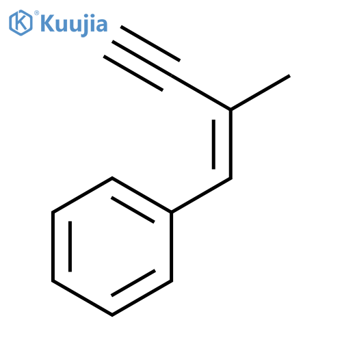 (2-methylbut-1-en-3-yn-1-yl)benzene structure