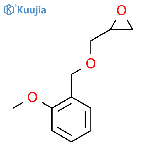 2-{(2-methoxyphenyl)methoxymethyl}oxirane structure