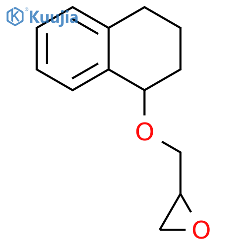 2-(1,2,3,4-tetrahydronaphthalen-1-yloxy)methyloxirane structure