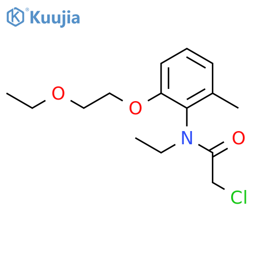 Acetamide, 2-chloro-N-[2-(2-ethoxyethoxy)-6-methylphenyl]-N-ethyl- structure