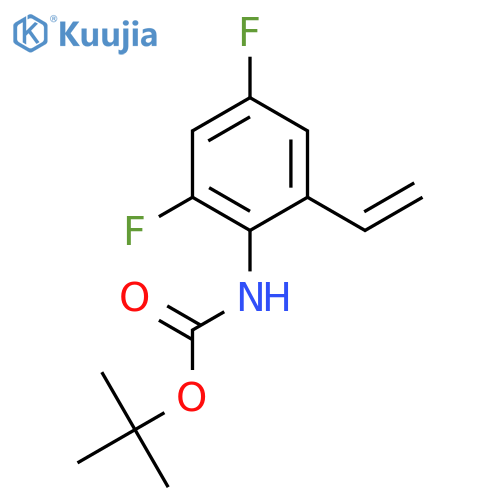 CARBAMIC ACID, (2-ETHENYL-4,6-DIFLUOROPHENYL)-, 1,1-DIMETHYLETHYL ESTER structure
