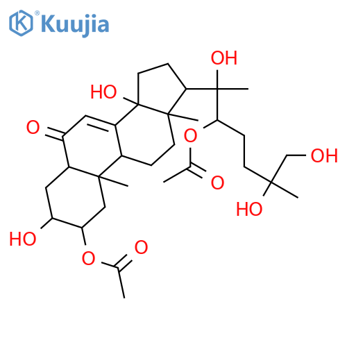 2,3,14,20,22,25,26-Heptahydroxycholest-7-en-6-one; (2β,3β,5β,20R,22R,25ξ)-form, 2,22-Di-Ac structure