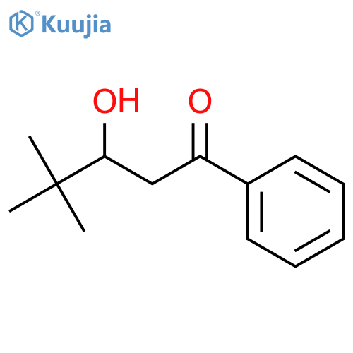 1-Pentanone, 3-hydroxy-4,4-dimethyl-1-phenyl- structure