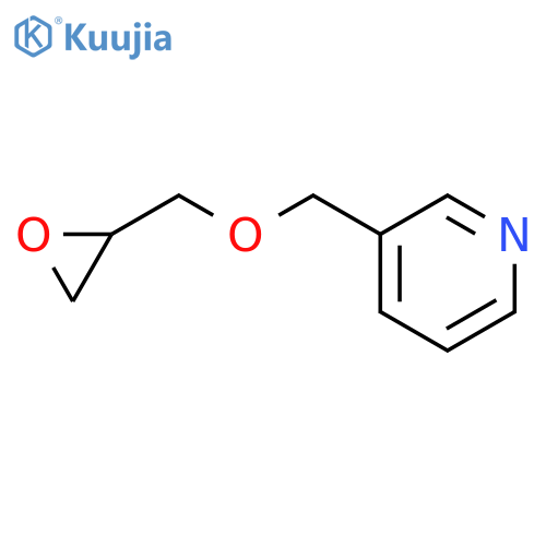 Pyridine, 3-[(oxiranylmethoxy)methyl]- structure