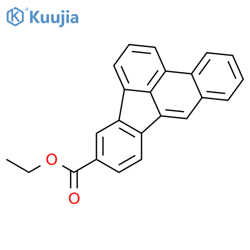 Benz[e]acephenanthrylene-5-carboxylic acid, ethyl ester structure