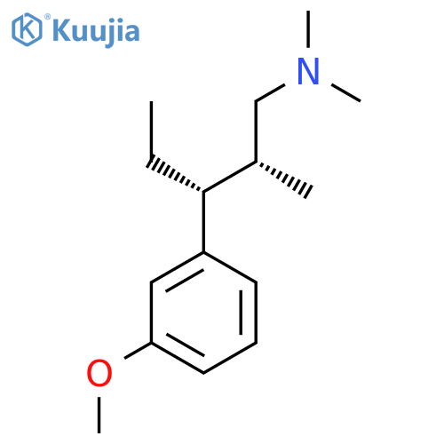 (2R,3R)-3-(3-Methoxyphenyl)-N,N,2-trimethylpentan-1-amine structure