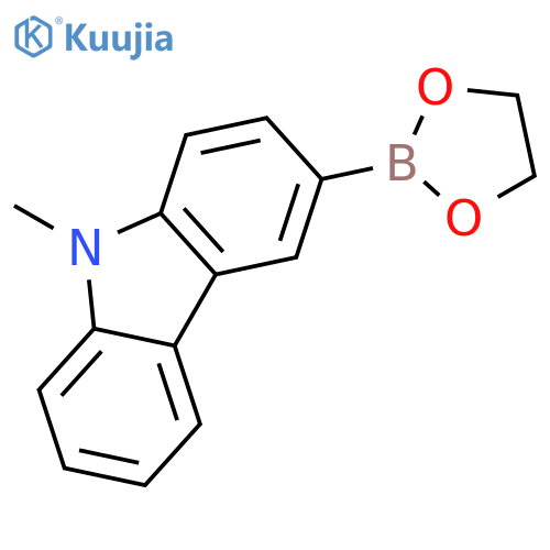 9H-Carbazole, 3-(1,3,2-dioxaborolan-2-yl)-9-methyl- structure