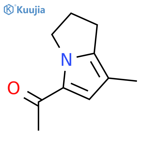 Ethanone,1-(2,3-dihydro-7-methyl-1H-pyrrolizin-5-yl)- structure