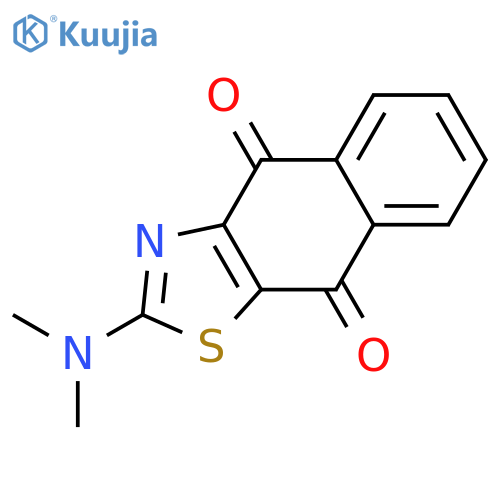 NAPHTHO[2,3-D]THIAZOLE-4,9-DIONE, 2-(DIMETHYLAMINO)- structure