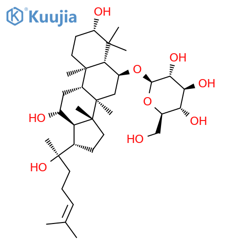 (20R)-Ginsenoside Rh1 structure