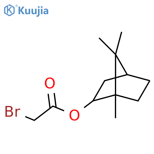 Acetic acid, 2-bromo-,1,7,7-trimethylbicyclo[2.2.1]hept-2-yl ester structure