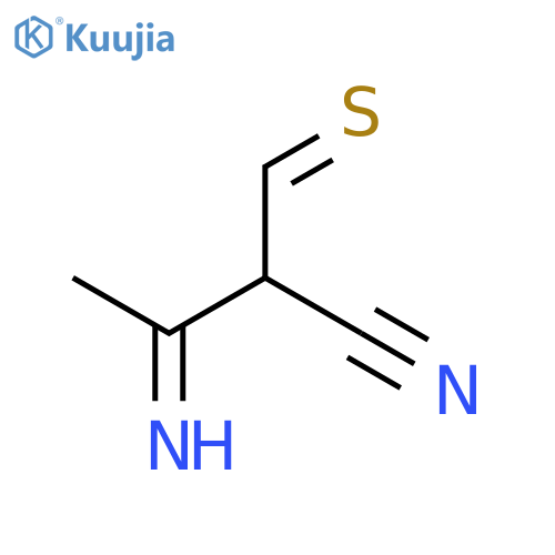 BUTANENITRILE, 3-IMINO-2-(THIOXOMETHYL)- structure