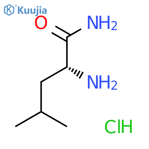 (R)-2-Amino-4-methylpentanamide hydrochloride structure