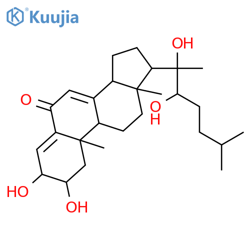 Cholesta-4,7-dien-6-one, 2,3,20,22-tetrahydroxy-, (2β,3α,22S)- structure