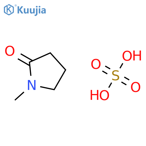 1-Methylpyrrolidin-2-one sulfate structure