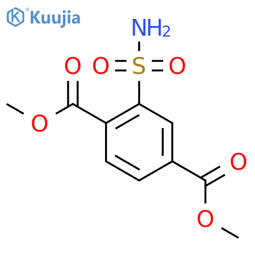 1,4-dimethyl 2-sulfamoylbenzene-1,4-dicarboxylate structure