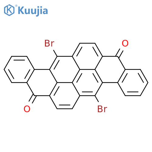 8,16-PYRANTHRENEDIONE, 5,13-DIBROMO- structure