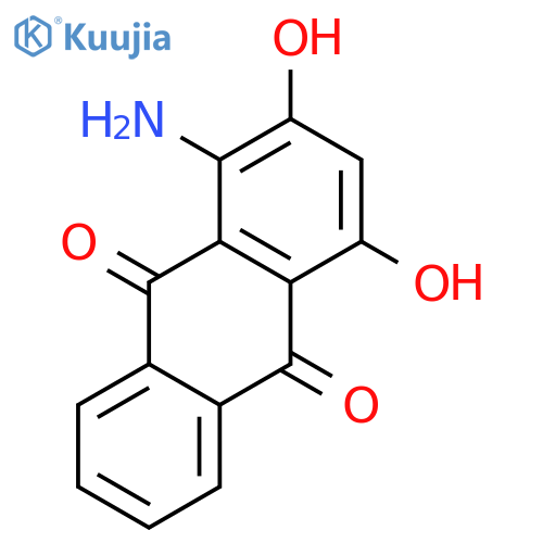 9,10-Anthracenedione,1-amino-2,4-dihydroxy- structure