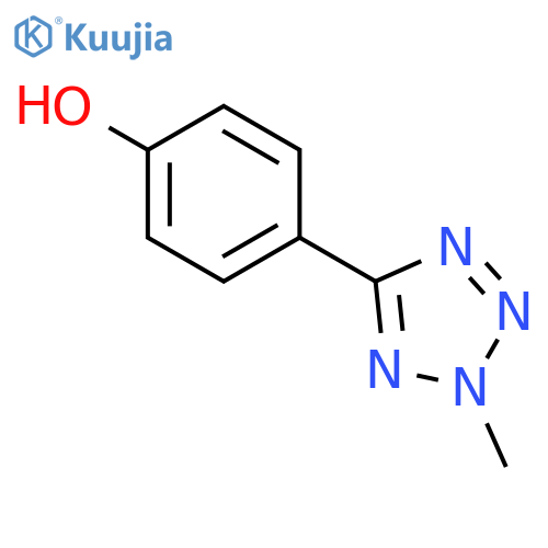 4-(2-methyl-2H-tetrazol-5-yl)phenol structure