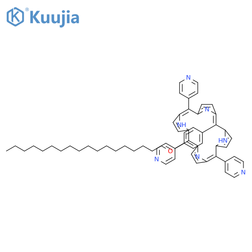 21H,23H-Porphine, 5-[4-(octadecyloxy)phenyl]-10,15,20-tri-4-pyridinyl- structure