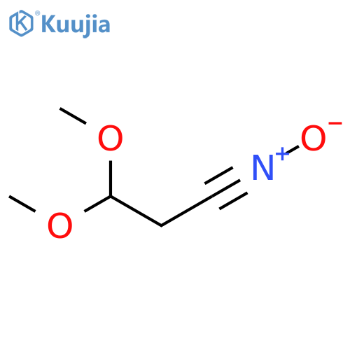Propanenitrile, 3,3-dimethoxy-, N-oxide structure