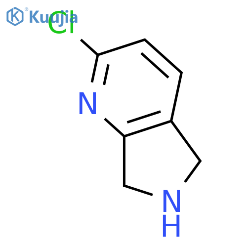 2-Chloro-6,7-dihydro-5H-pyrrolo3,4-bpyridine structure