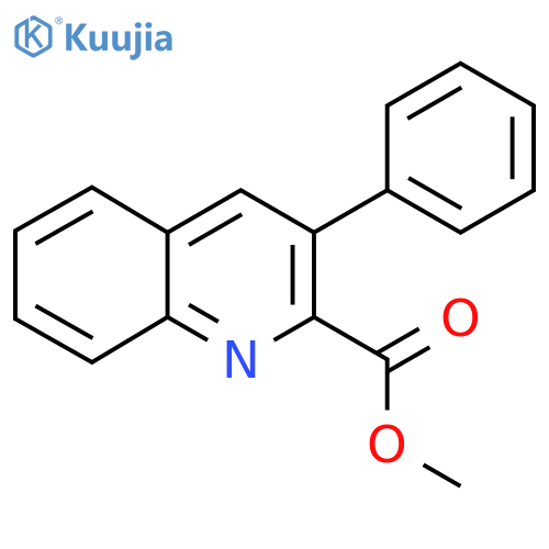 Methyl 3-phenylquinoline-2-carboxylate structure
