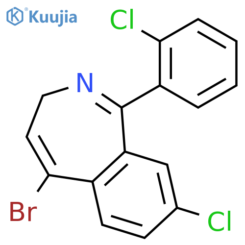 3H-2-Benzazepine, 5-bromo-8-chloro-1-(2-chlorophenyl)- structure