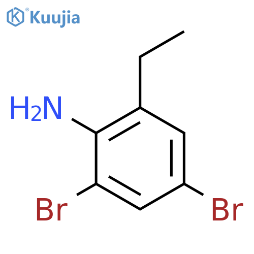 BENZENAMINE, 2,4-DIBROMO-6-ETHYL- structure