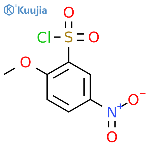 2-methoxy-5-nitrobenzene-1-sulfonyl chloride structure
