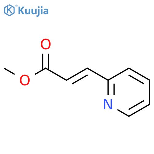 methyl (2E)-3-(pyridin-2-yl)prop-2-enoate structure